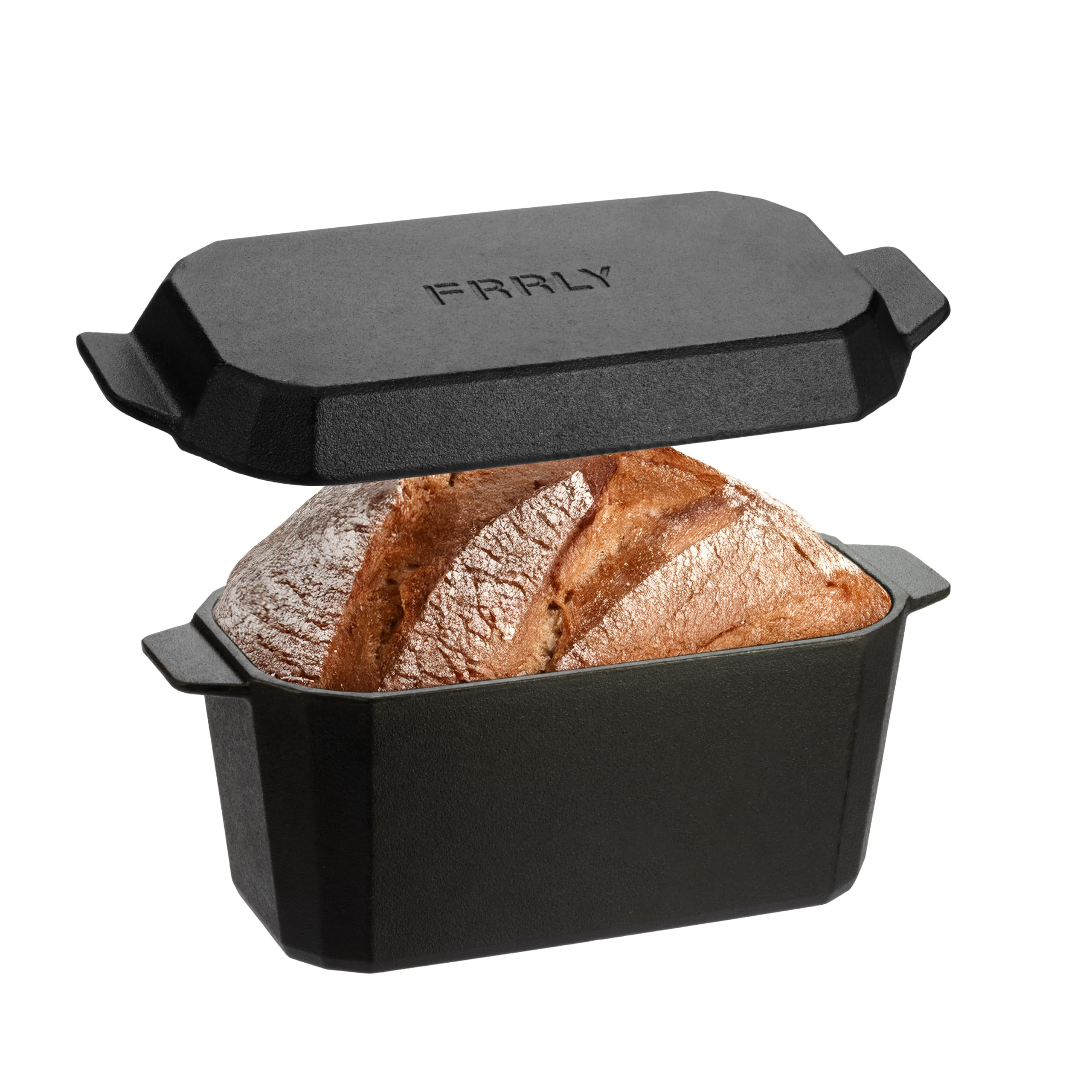 Cast Iron Bread Loaf Pan with Lid,Bread Baking Pan,Cast Iron Dutch Oven for Sourdough,10 x 5 Inch... | Amazon (US)