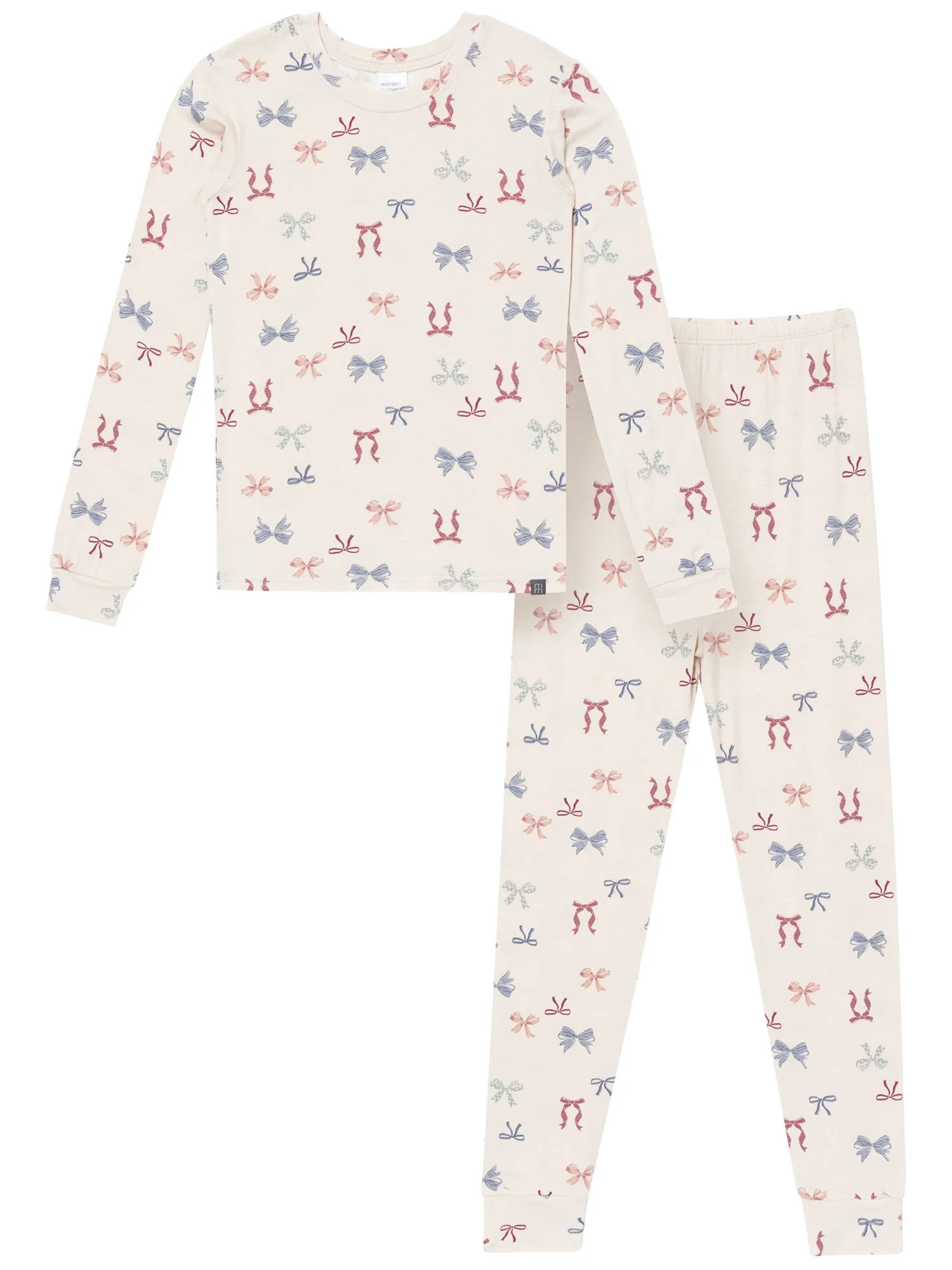 Modern Moments by Gerber Neutral Viscose 2-Piece Pajama Set, Sizes 12 Months - 5T | Walmart (US)