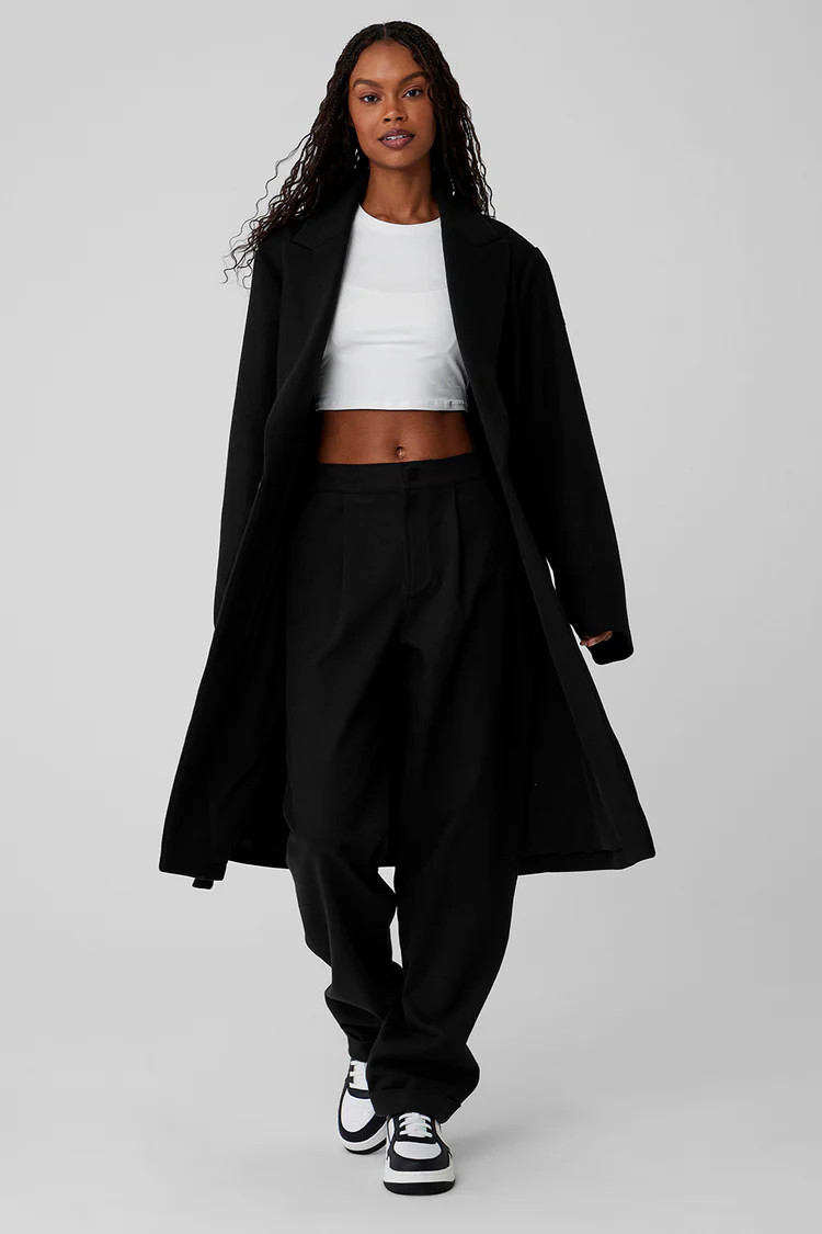 Wool Gameday Overcoat - Athletic Heather Grey | Alo Yoga (US)