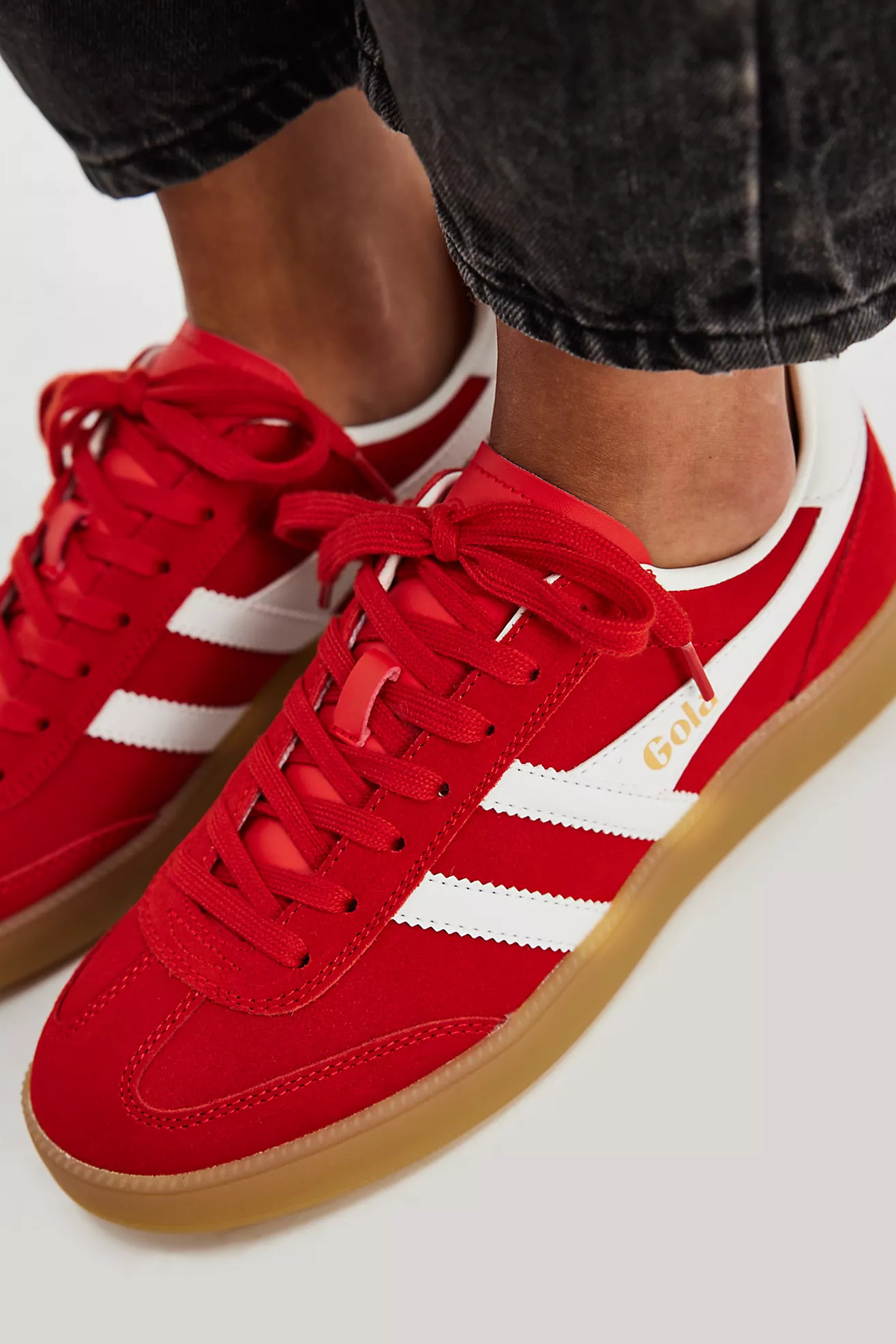 Gola Viper Leather Sneakers | Free People (Global - UK&FR Excluded)