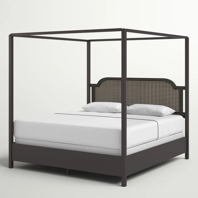 Solid Wood Low Profile Canopy Bed | Wayfair Professional