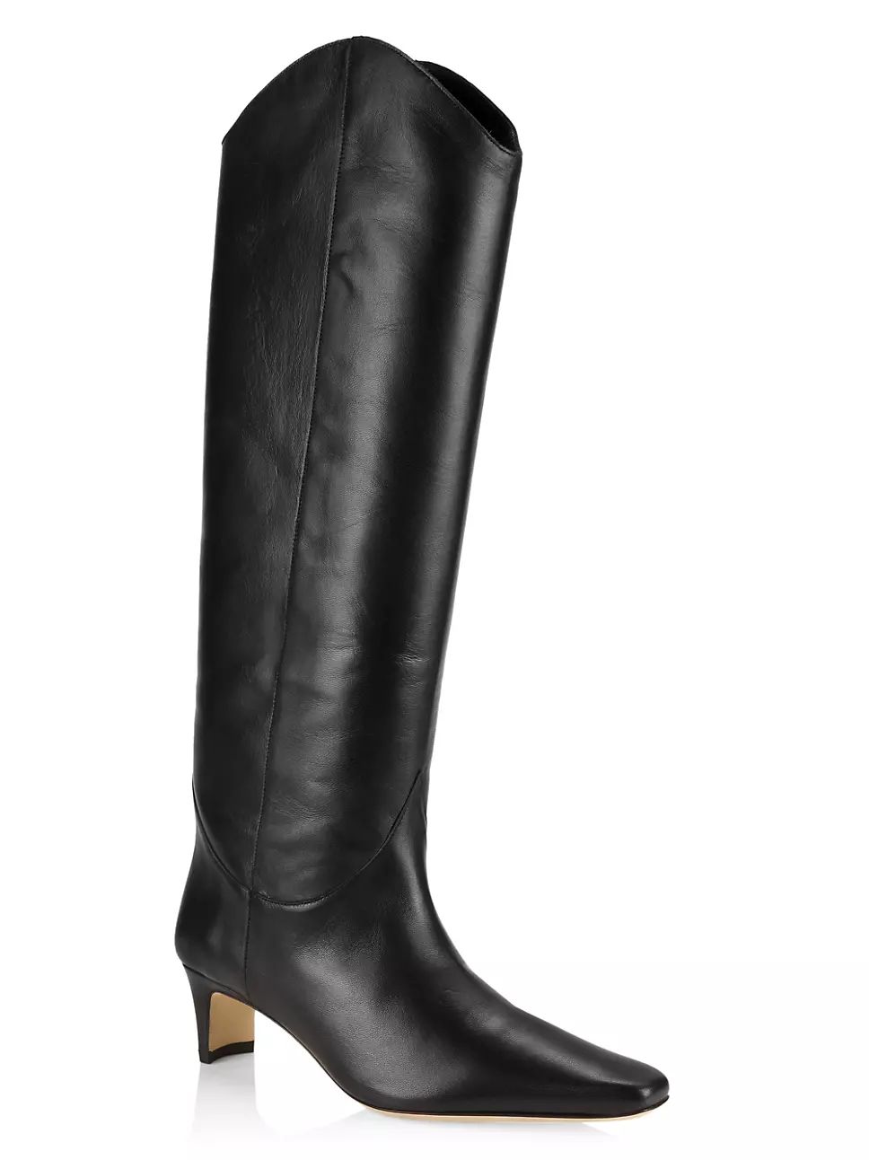 Western Wally 50MM Leather Knee-High Boots | Saks Fifth Avenue