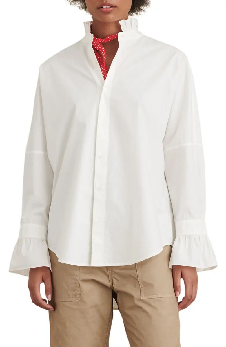 Ruffle Button-Up Shirt | Nordstrom