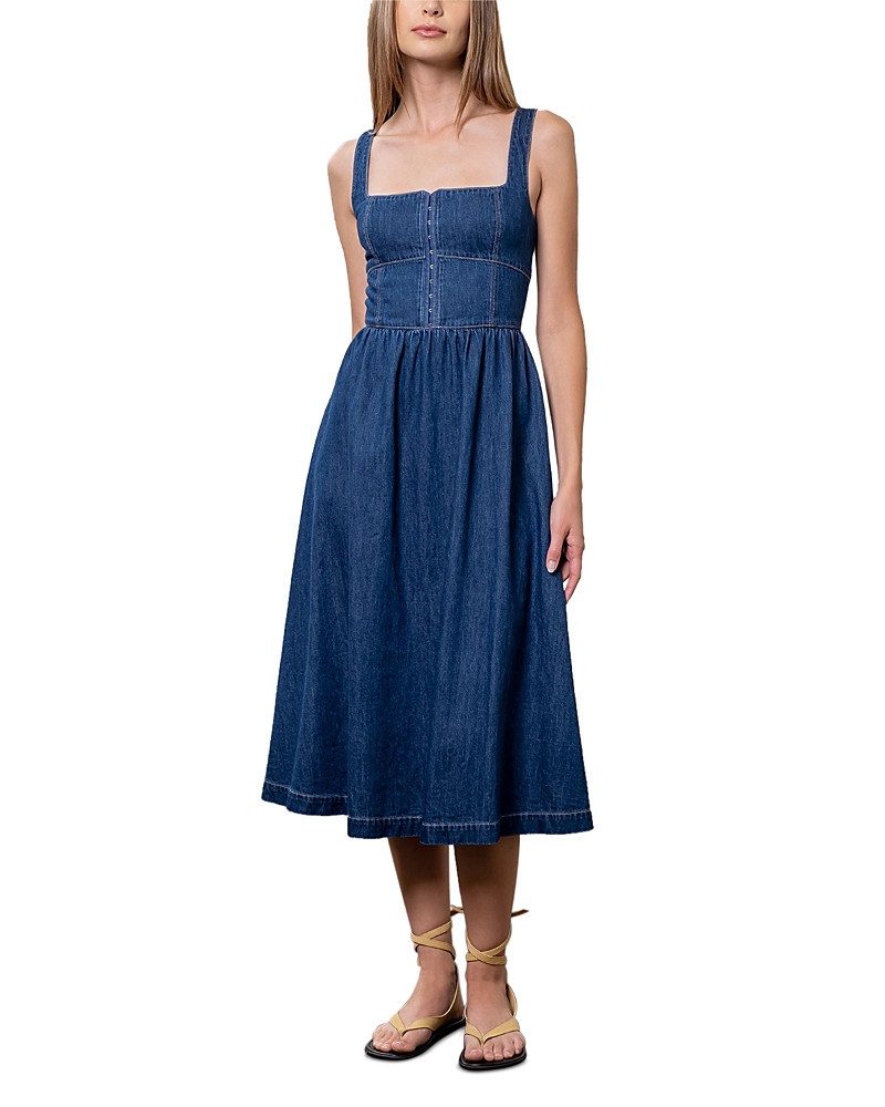 Moon River Denim Midi Dress | Bloomingdale's (US)