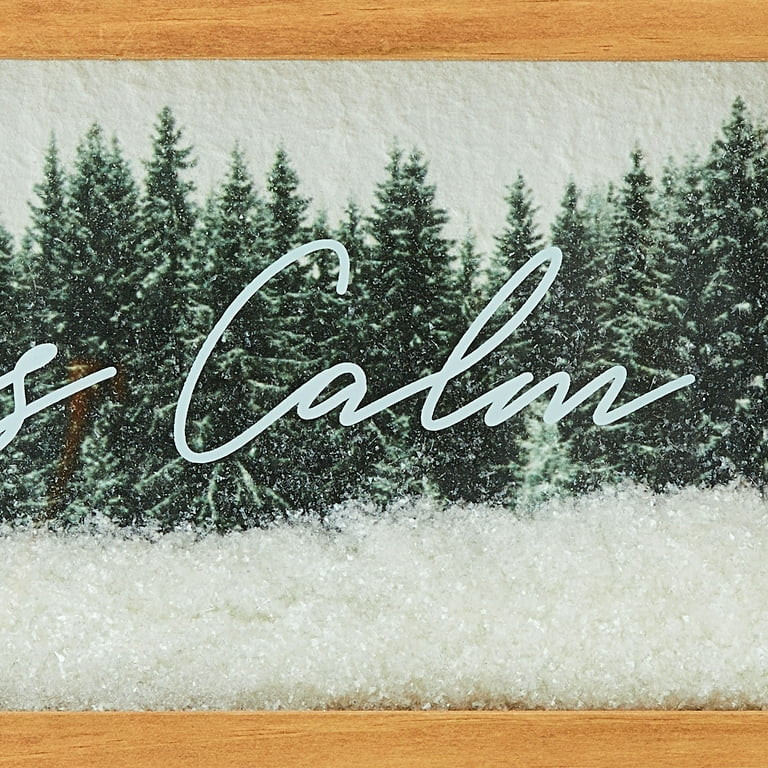 My Texas House All is Calm Christmas Sign, 14 in x 6 in | Walmart (US)
