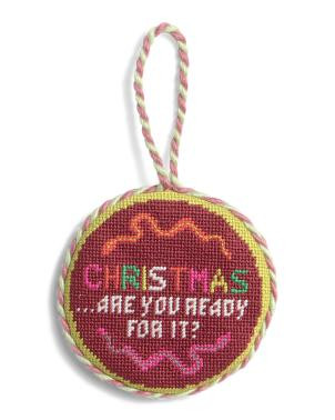 Ready For It Needlepoint Ornament | TJ Maxx