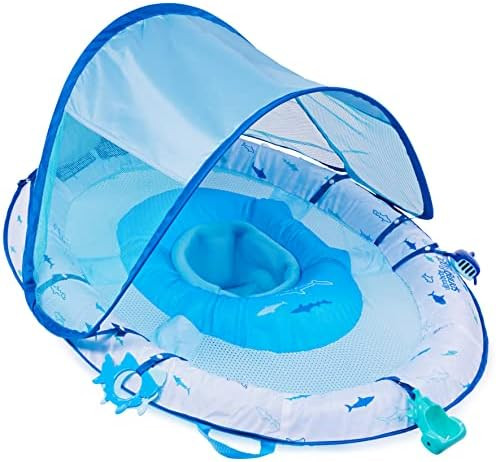 Swimways Ultra Baby Spring Float, Premium Inflatable Baby Pool Float with Sun Canopy (9-24 Months),  | Amazon (US)