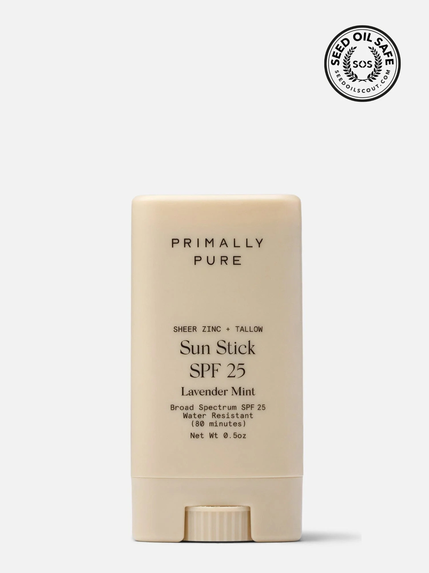 Sun Stick SPF 25 | Mineral Sunscreen Stick | Primally Pure Skincare | Primally Pure