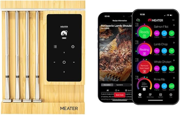 MEATER Pro XL: Wireless Smart Meat Thermometer | 4 Multi-Sensor Probes | Bluetooth & WiFi | 1000\... | Amazon (US)