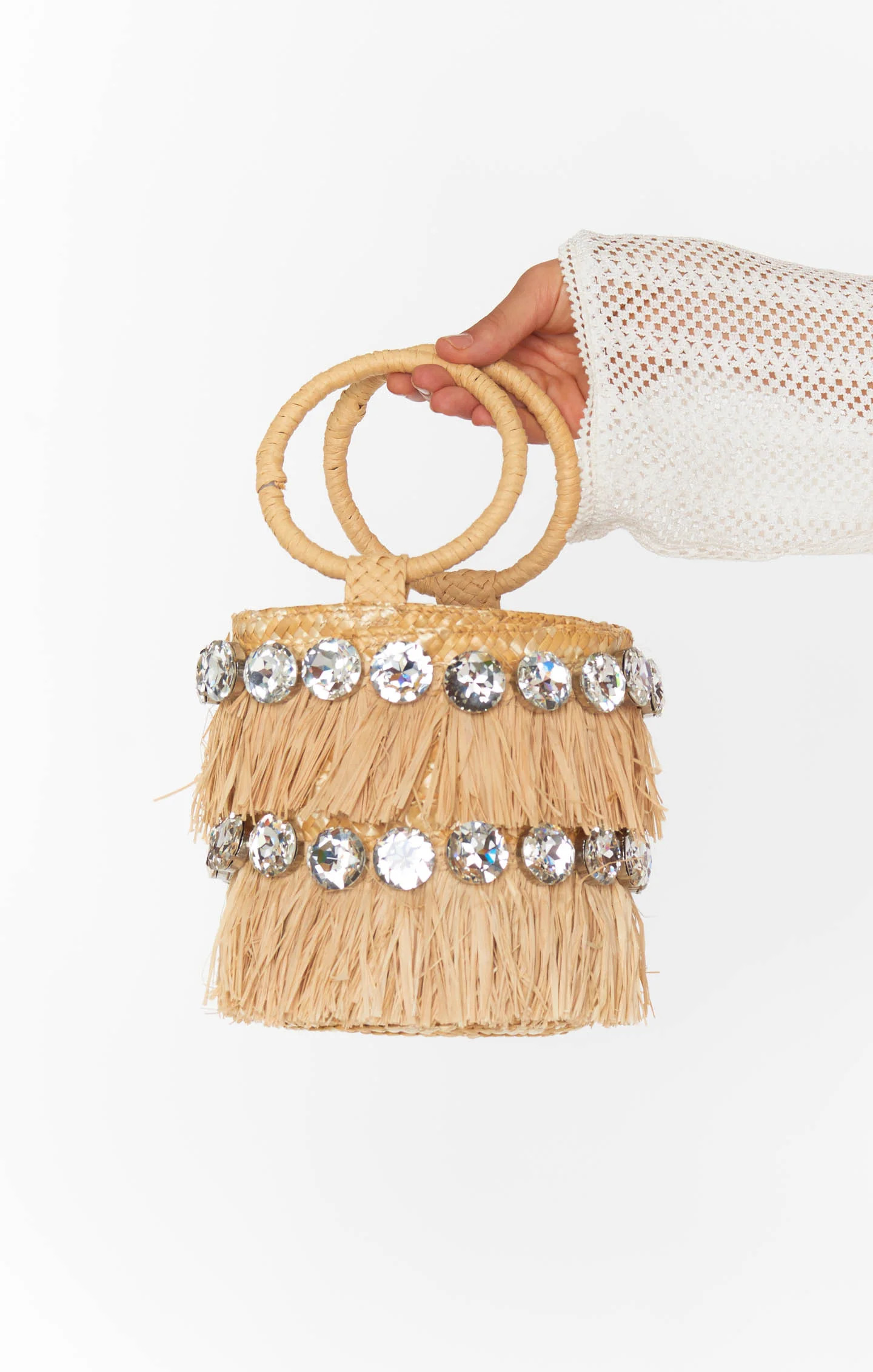 BTB Los Angeles Liv Round Crystal Bucket Bag | Show Me Your Mumu