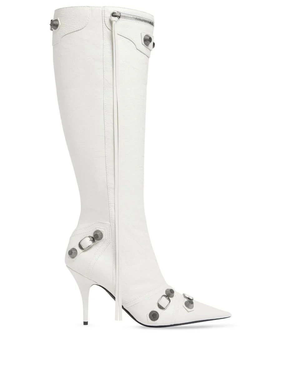 Balenciaga Le Cagole Leather Boots | Baltini