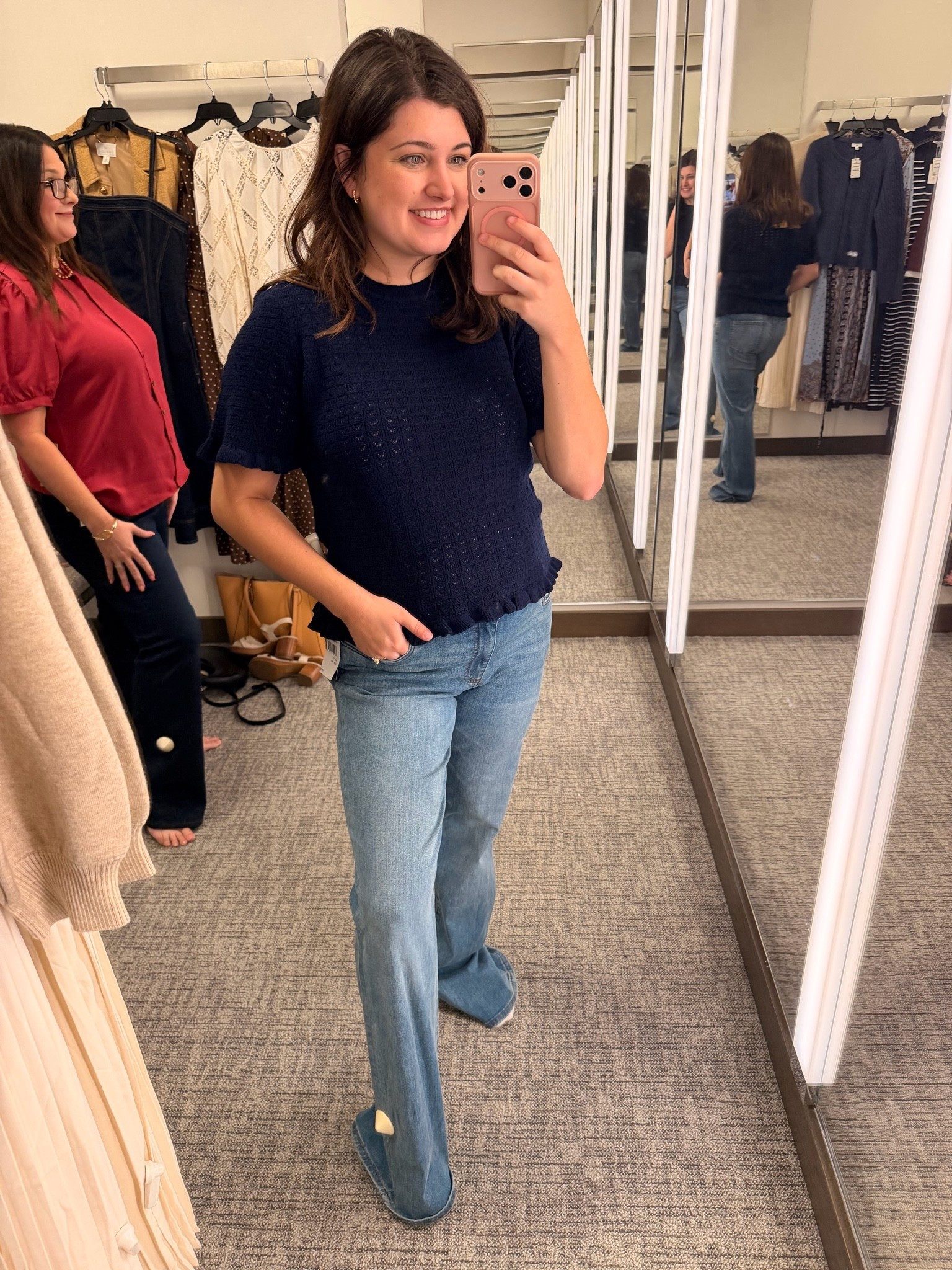 These jeans and this top were soo cute at the Nordstrom sale! Perfect for moms to look cute but comfy #Nordstromsale

#LTKSaleAlert #LTKmomlife #LTKMidsize