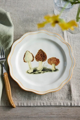 Mushroom Ceramic Plate | Anthropologie (US)