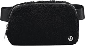 Lululemon Athletica Everywhere Fleece Belt Bag (Black) | Amazon (US)