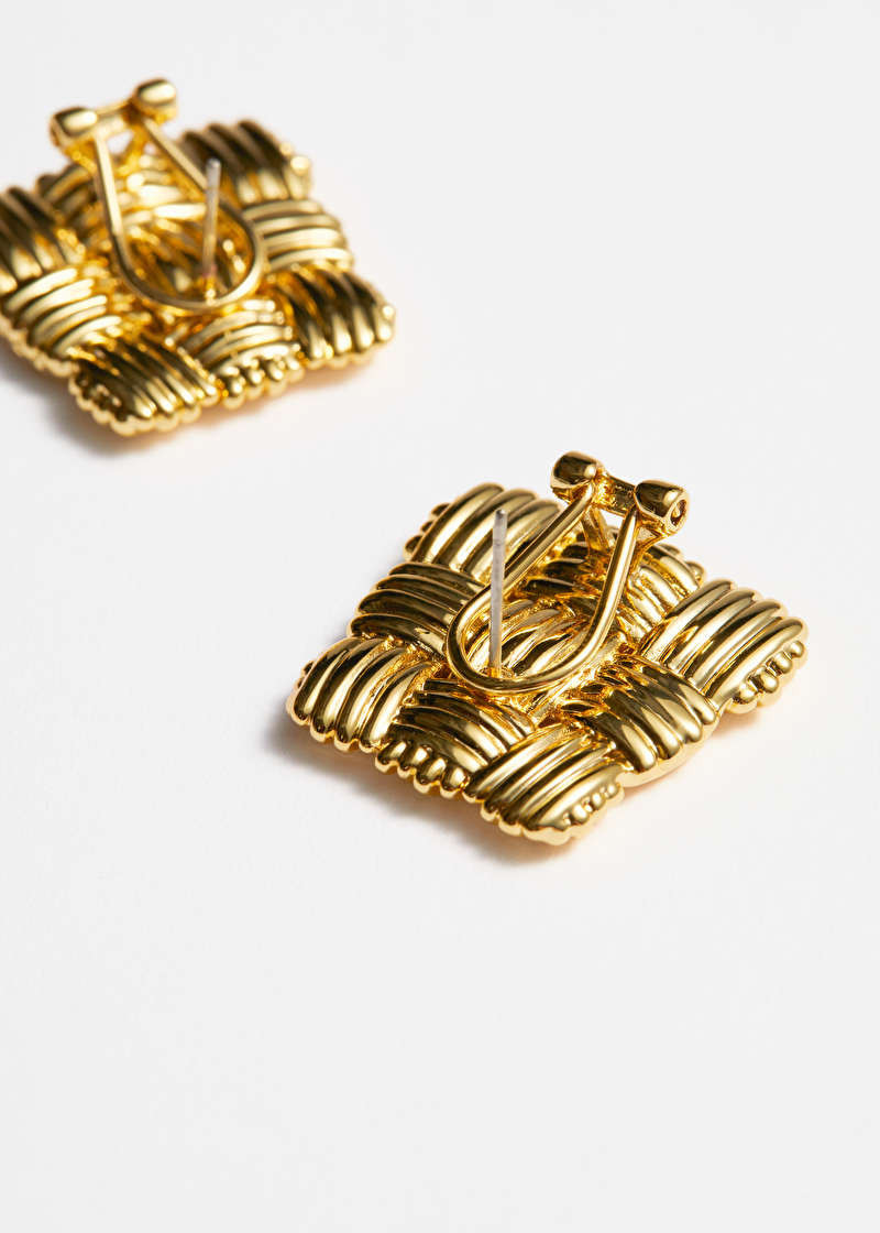 Braided Stud Earrings | & Other Stories (EU + UK)