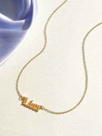 1pc Libra Charm Necklace | SHEIN