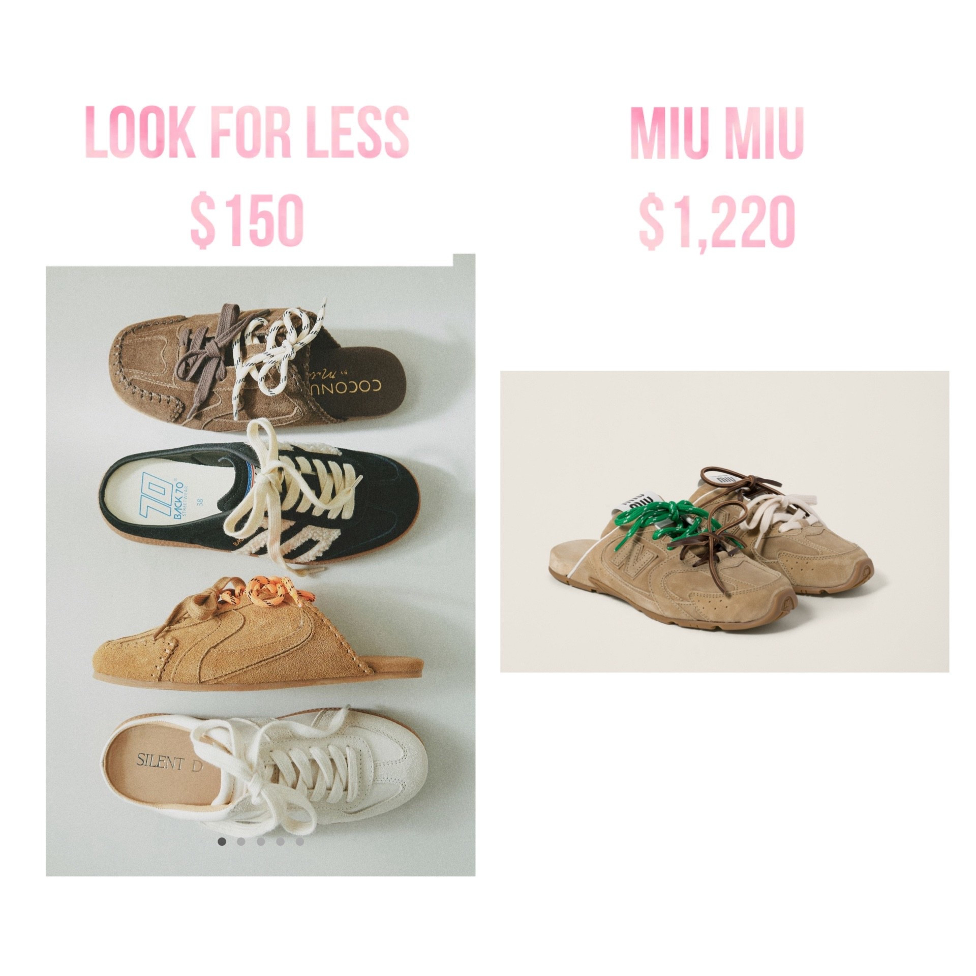 Get the Miu Miu sneakers look for less! 

#LTKCon #LTKTravel #LTKShoeCrush