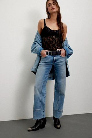 We The Free Risk Taker Mid-Rise Jeans | Free People (UK)