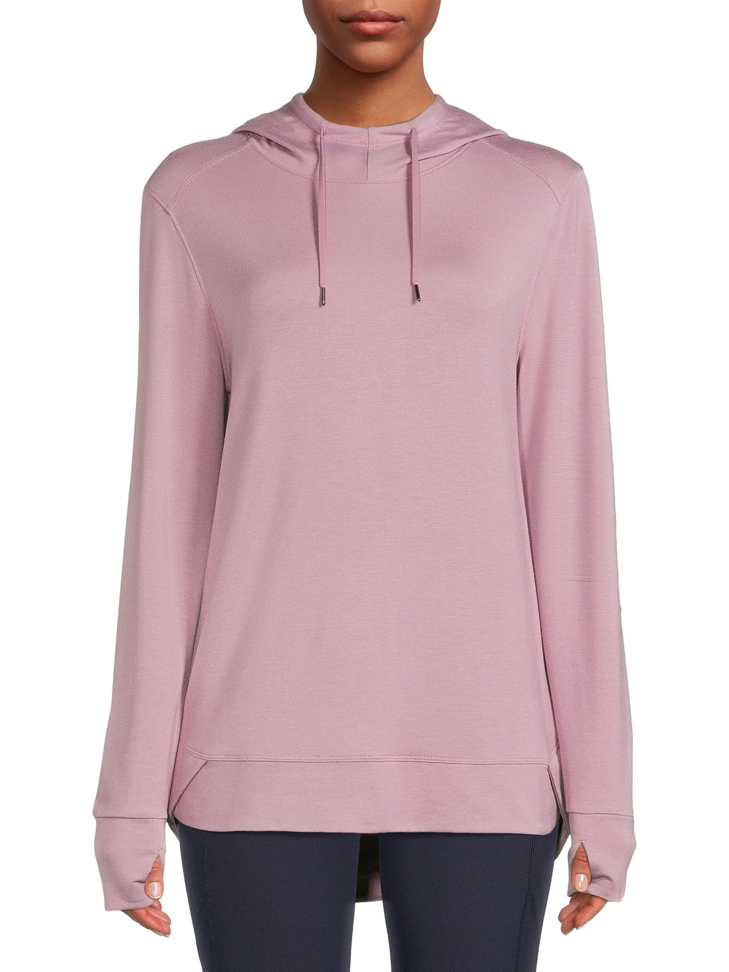 Athletic Works Women's Athleisure Mock Neck Hoodie - Walmart.com | Walmart (US)