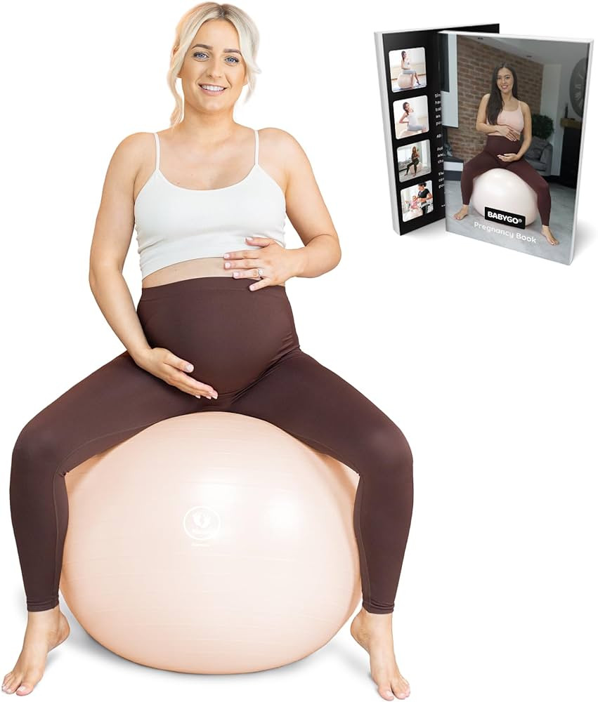 BABYGO® Birthing Ball for Pregnancy & Labor + Our Award Winning Book - Exercise, Birth & Recover... | Amazon (US)