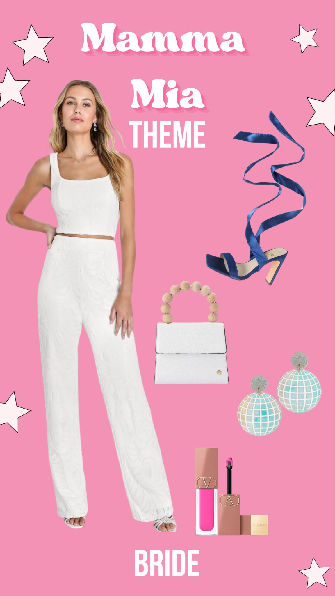 Mamma Mia Inspired Outfit for the Bride Bachelorette

#LTKwedding #LTKstyletip #LTKunder50