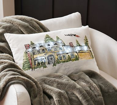 National Lampoon’s Christmas Vacation Light Up Lumbar Pillow Cover | Pottery Barn (US)