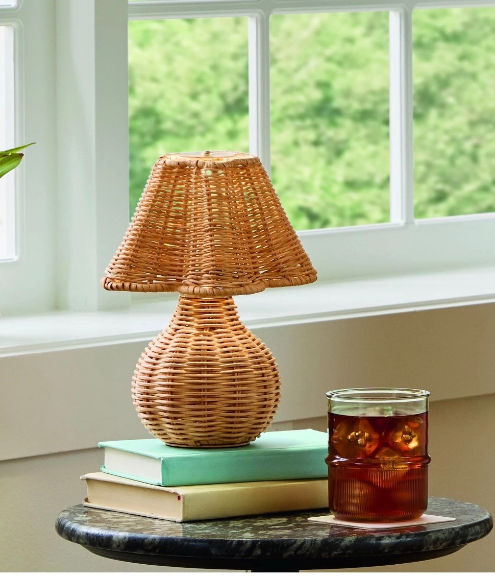 Better Homes & Gardens 9 inch Height Rechargeable Rattan Mini Lamp, Dimmable Touch Switch, 3-Way brightness level (Touch button 3 seconds could adjust the brightness), Built-in 1500mAh battery, battery charge life - 10 hours, Fully charged in 6 hours with USB-C charging cable

#LTKHome #LTKdayinmylife #LTKmomlife