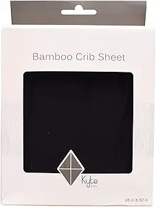 Kyte BABY Soft Crib Sheets Made from Bamboo Rayon Material (Midnight) | Amazon (US)