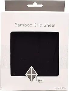 Kyte BABY Soft Crib Sheets Made from Bamboo Rayon Material (Midnight) | Amazon (US)