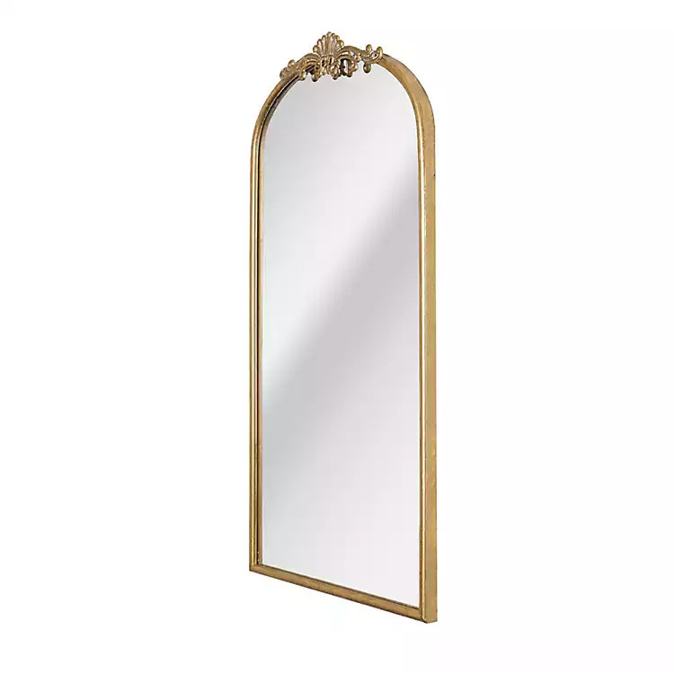 Antique Gold Metal Ornate Arch Wall Mirror | Kirkland's Home