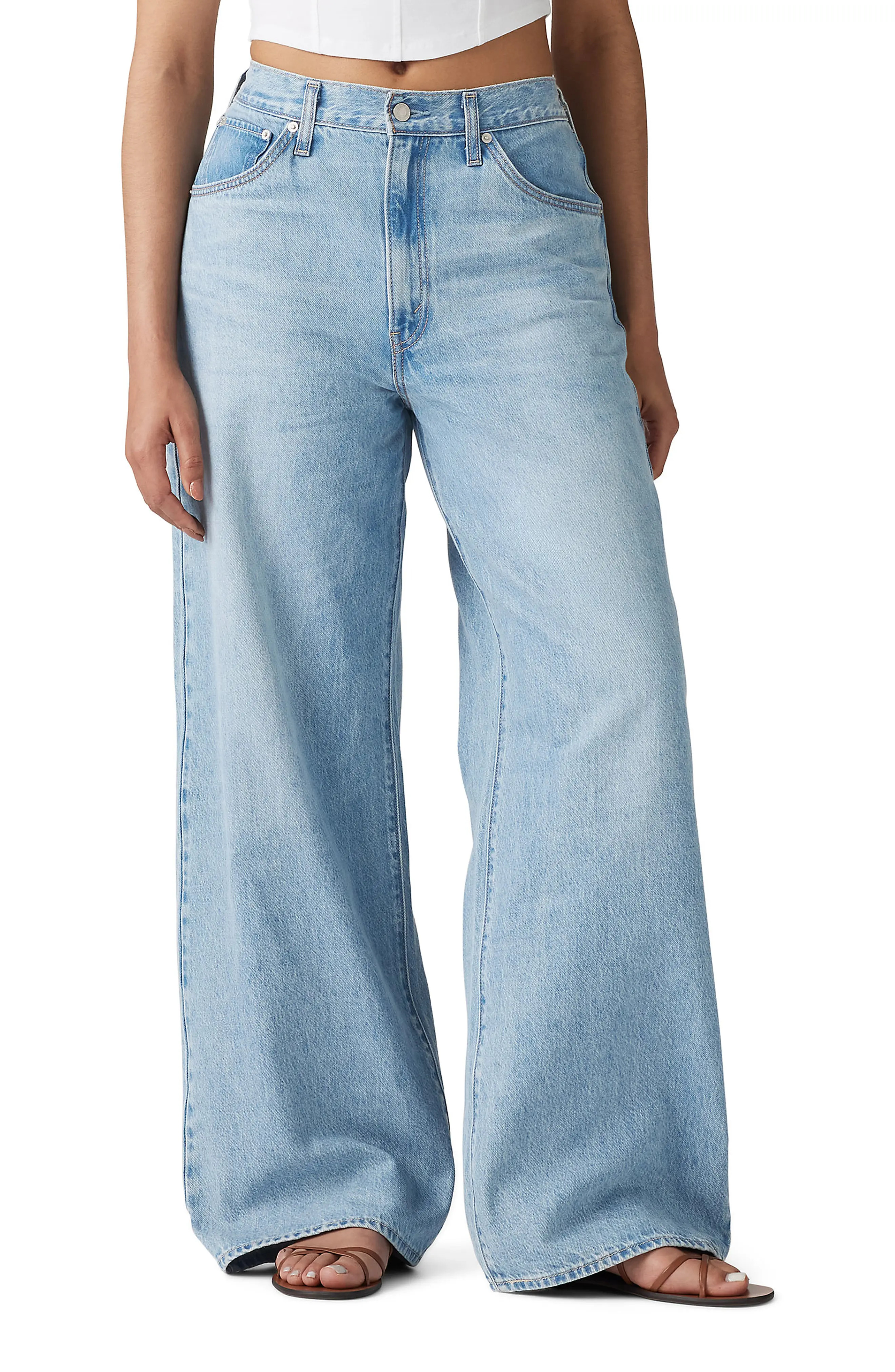 Levi's Cinch Baggy Wide Leg Jeans (Women) | Nordstromrack | Nordstrom Rack
