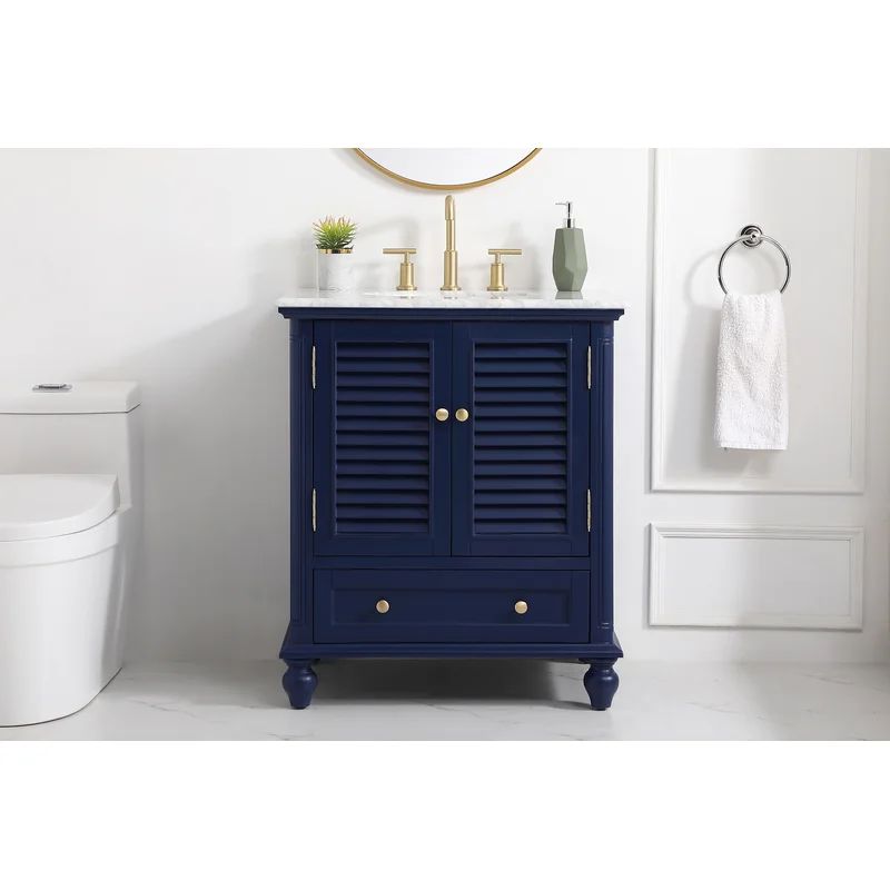 Arjun 30" W x 22" D x 36" H Single Bathroom Vanity Set | Wayfair North America