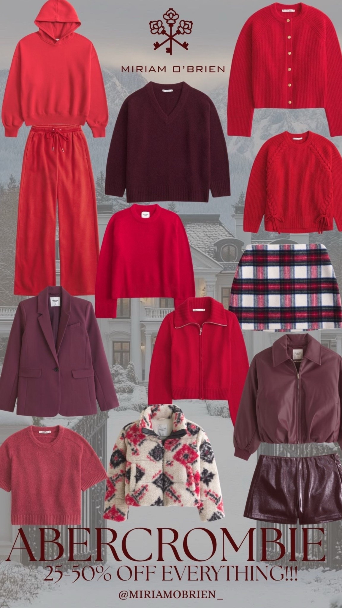 Abercrombie 25-50% off everything !!!

Follow me at @miriamobrien_ on IG and TikTok! 

#AbercrombieSale #BlackFridaySale #AbercrombieFashion #AbercrombieBlackFriday

#LTKHoliday #LTKOver40 #LTKGiftGuide

#LTKHoliday #LTKOver40 #LTKGiftGuide

#LTKHoliday #LTKSeasonal #LTKOver40