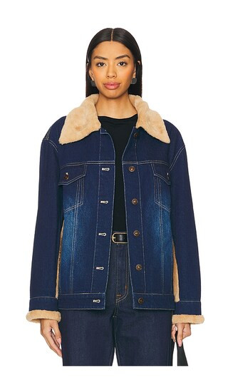 Winona Jacket in Dark Indigo | Revolve Clothing (Global)