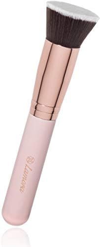 Foundation Makeup Brush Flat Top Kabuki for Face - Perfect For Blending Liquid, Cream or Flawless... | Amazon (US)
