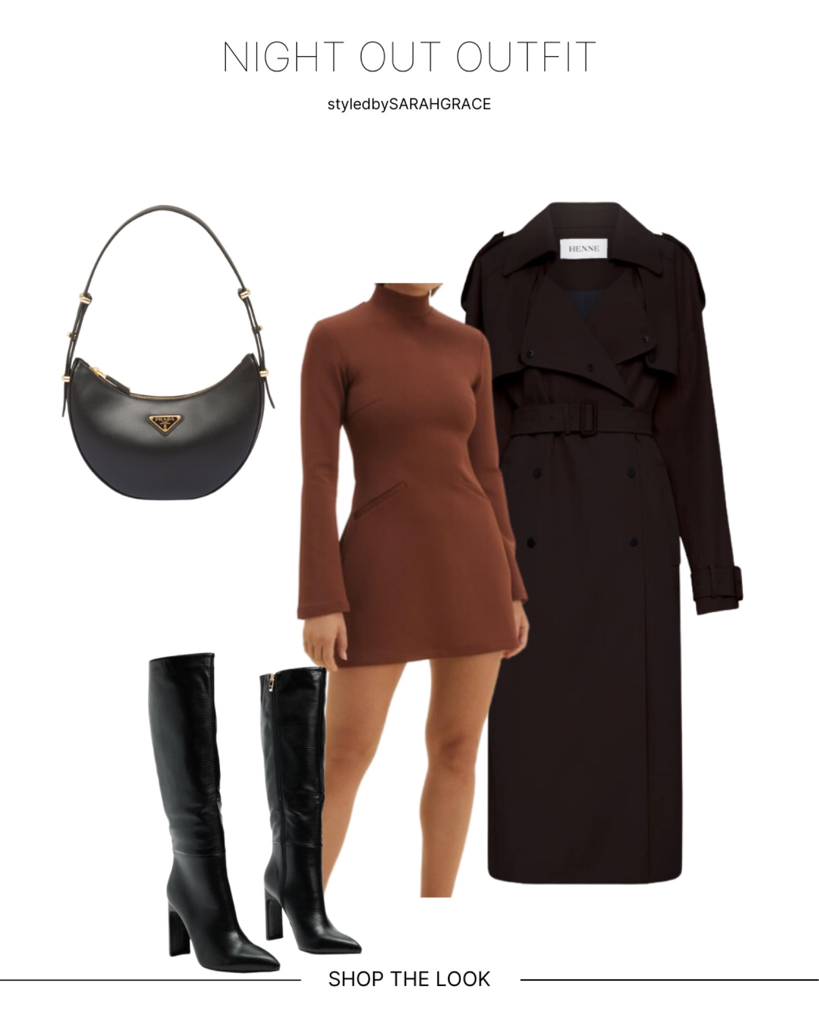 BRIEF: Night out outfit 

This winter outfit is all about great tailoring, a fitted silhouette dress paired with an on trend boxy oversized trench coat. 

Black hand bag and knee high boots to finish the look. 


#LTKstyletip #LTKaustralia #LTKSeasonal