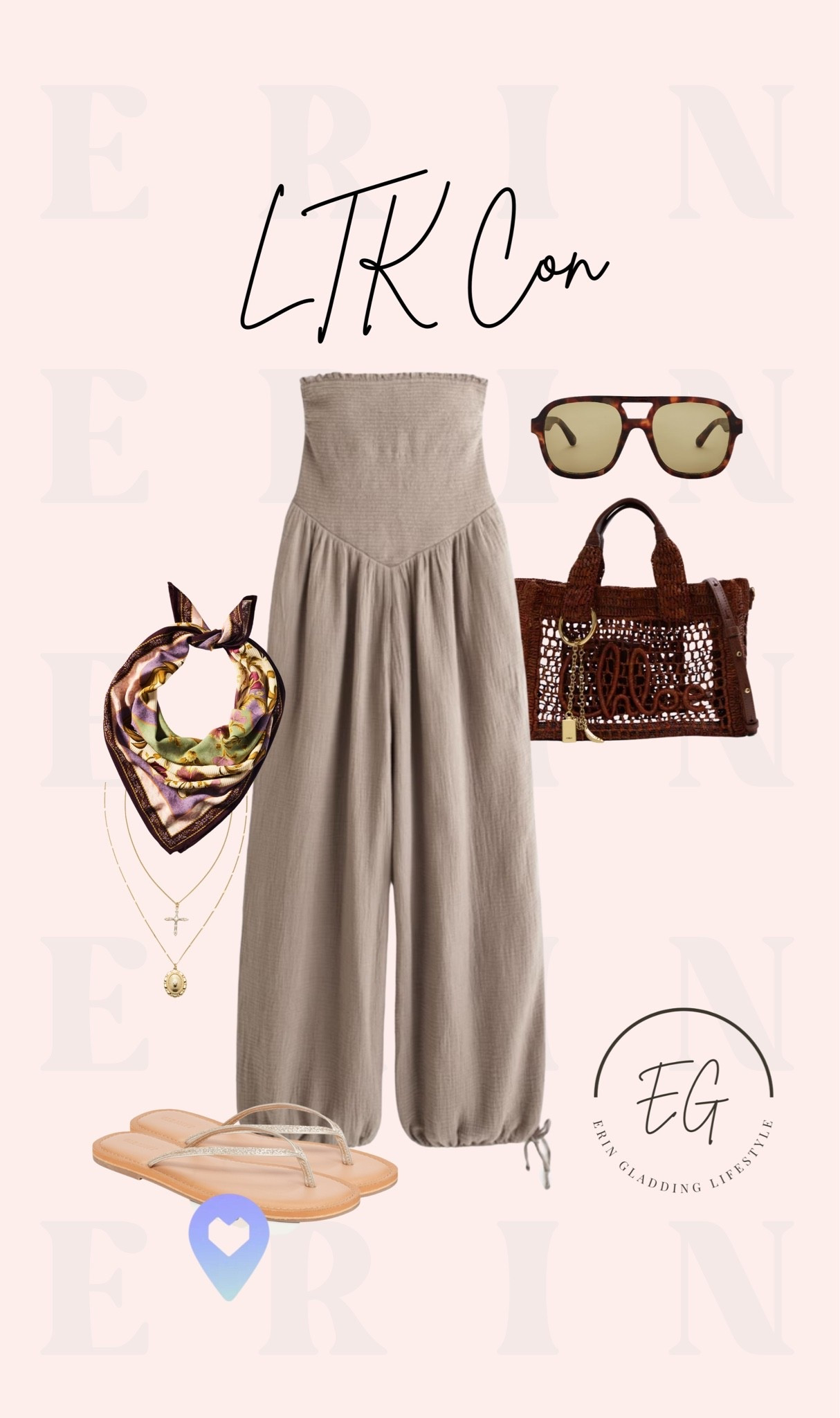 What I wore to a blo out and brunch!! Love this @abercrombie jumpsuit. I’m wearing a small and fits true to size. 

Vivrelle bag! My code is ERINGLADDING

#LTKCon #LTKgrwm #LTKootd