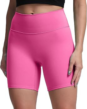 Aoxjox Trinity Workout Biker Shorts for Women Tummy Control High Waisted Exercise Athletic Gym Ru... | Amazon (US)