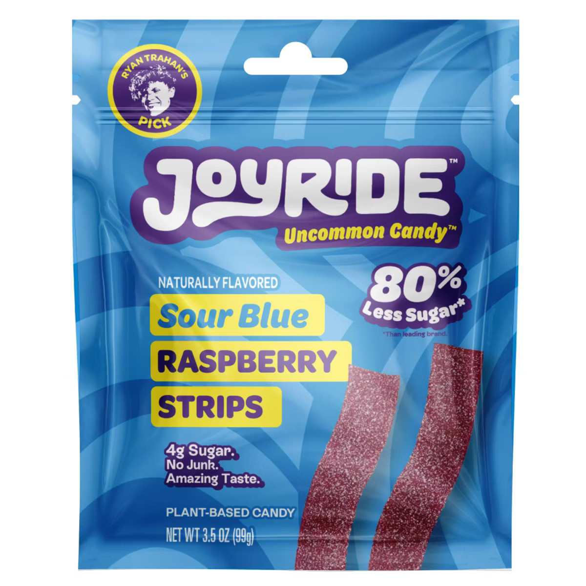Joyride Sweets Blue Raspberry Candy Strips - 3.5oz | Target