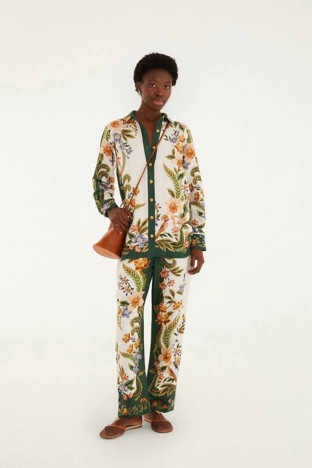 Sand Nature Pockets Pants | FARM Rio | FarmRio (US)