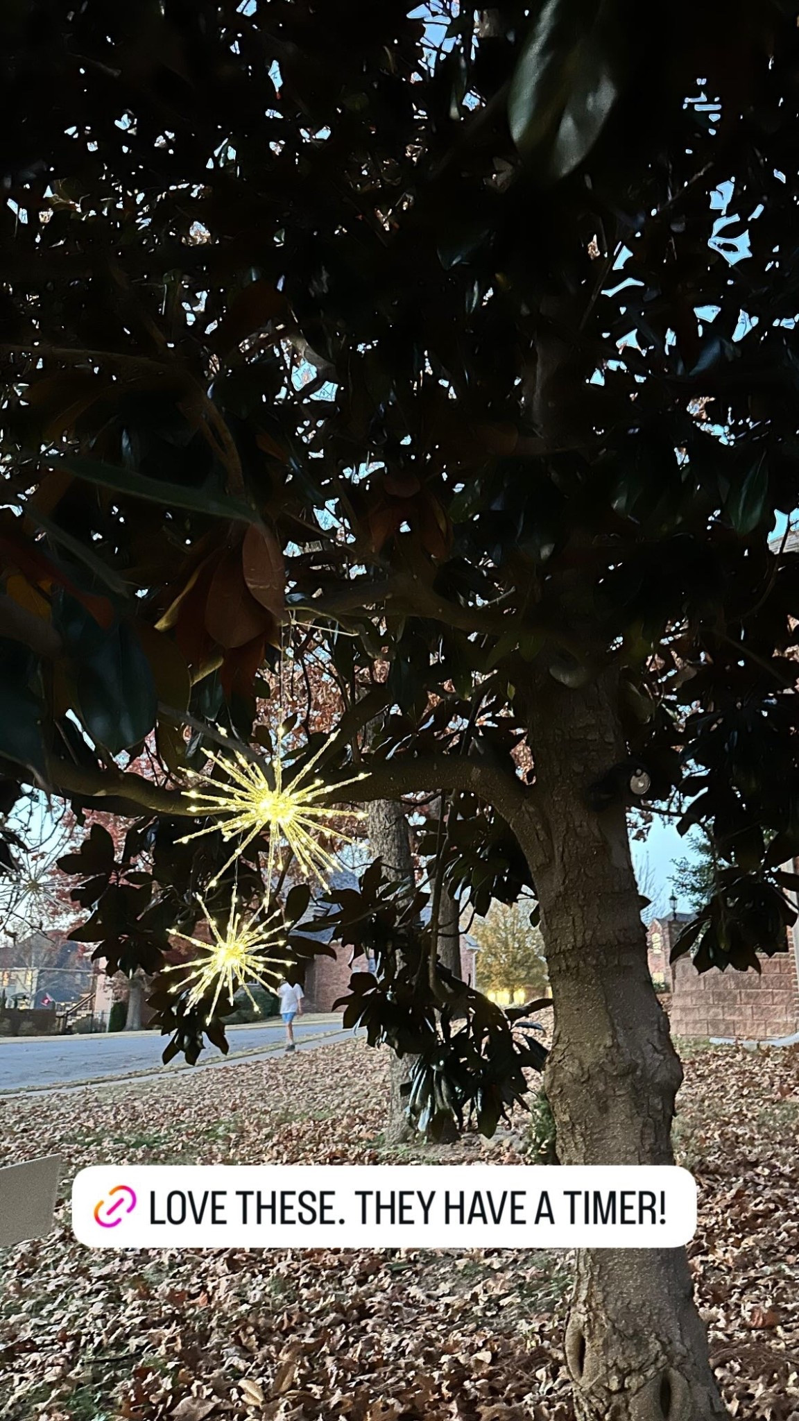 I like hanging these in my trees. They have a timer and they take batteries. Not as complicated as it looks to put together and I’m on year three.!! 



#LTKSeasonal #LTKHoliday #LTKHome