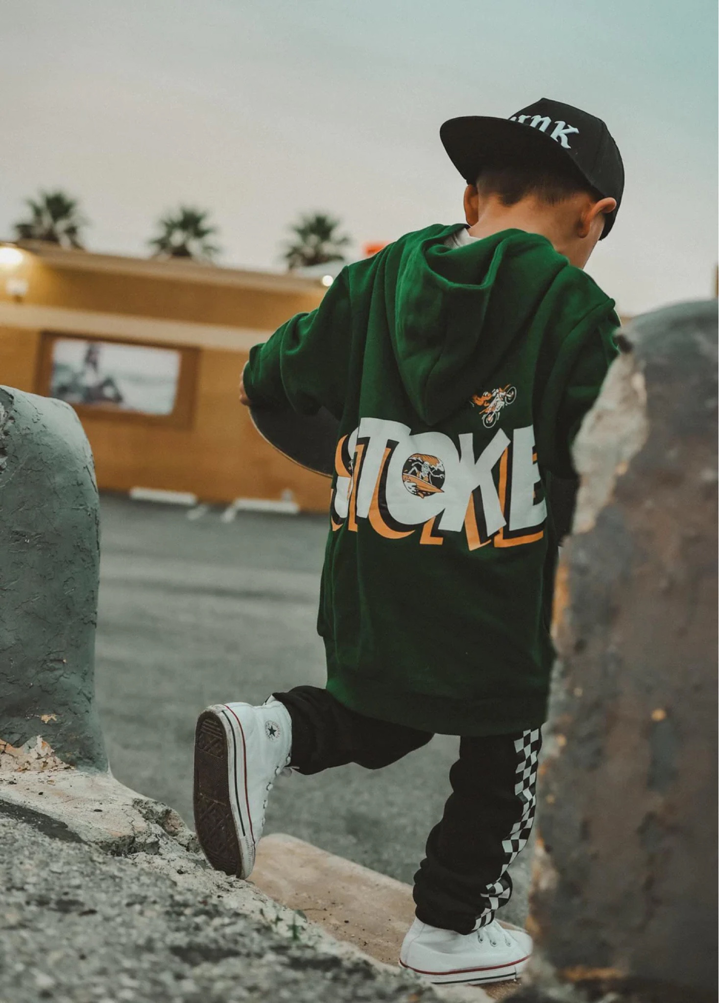 Stoke about this new little trouble hoodie! 