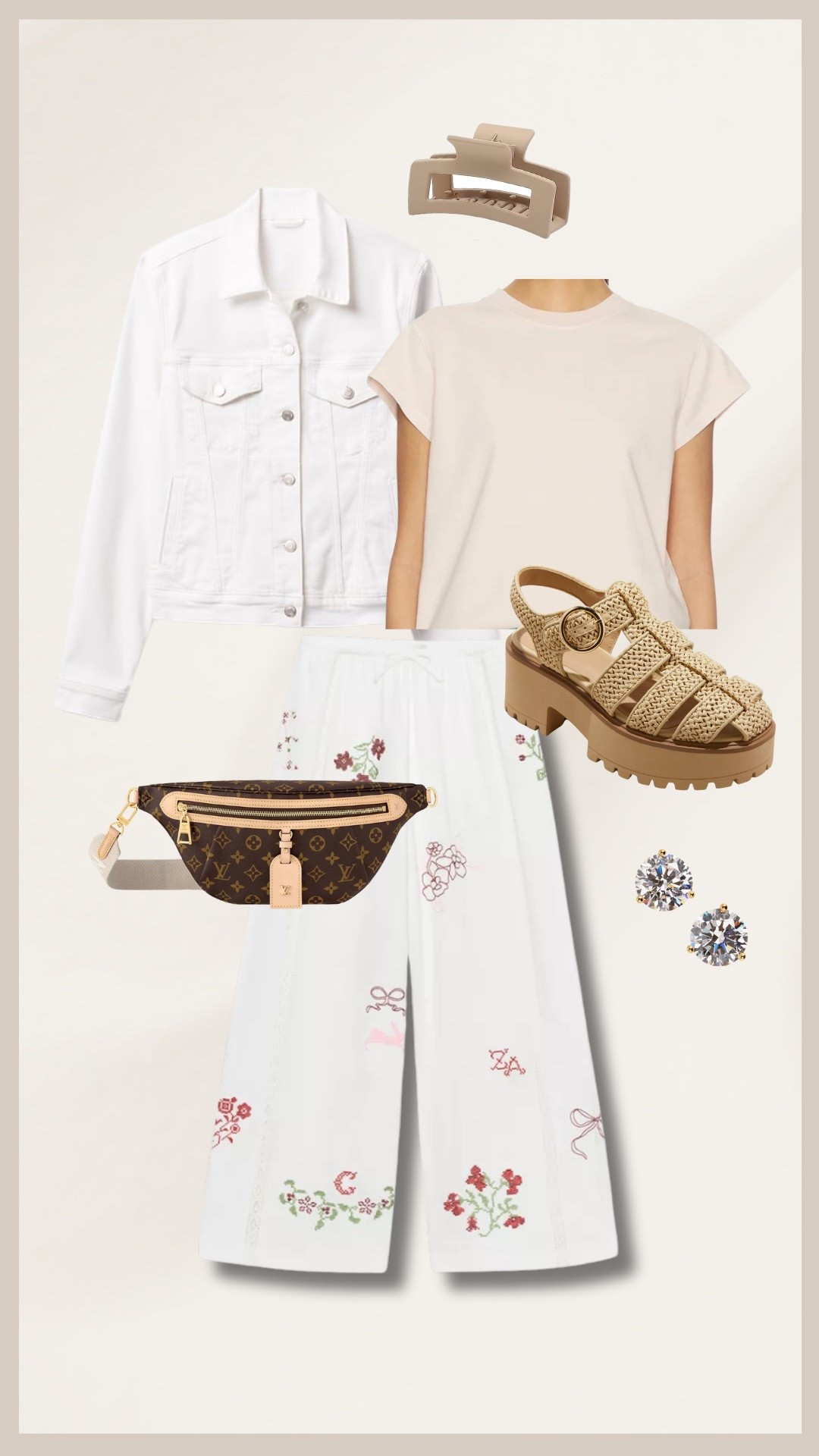 Comfy spring outfit! Pants are from Zara! Got size L in pants + top! My jacket is Abercrombie but sold out so I linked similar 🤍

#LTKootd #LTKSeasonal #LTKgrwm