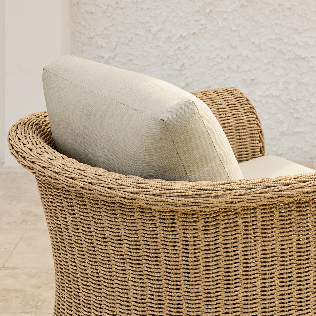 Cimone Outdoor Swivel Wicker Chair | Wayfair North America