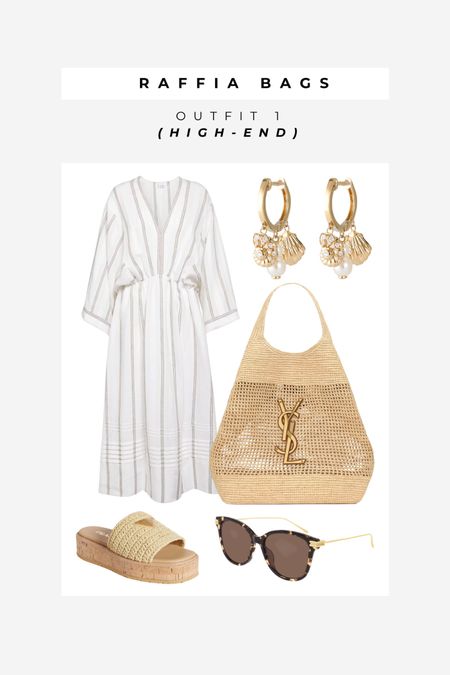 Spring / summer wardrobe essentials with YSL raffia iCare tote bag, Bottega sunglasses and Prada sliders. What a dreamy, effortless look. #springsummer #summeroutfit #springoutfit #summerlook #holidayoutfit #yslbag #saintlaurentbag #raffiabag

#LTKstyletip #LTKtravel #LTKSeasonal
