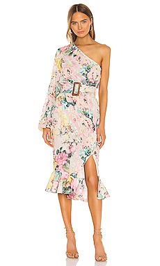 HEMANT AND NANDITA Teien Midi Dress in Pastel Teien from Revolve.com | Revolve Clothing (Global)