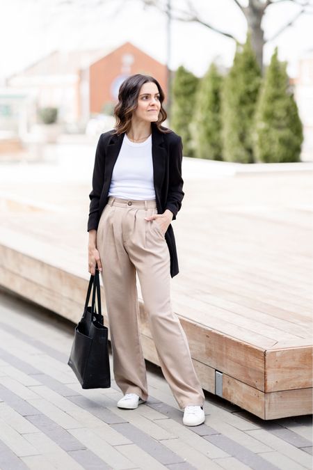 Easy outfit formula when you’re in a style rut : tank (or tee), trouser, blazer 

#LTKStyleTip