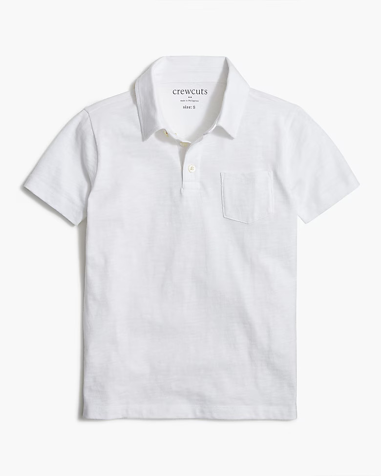 Kids' cotton slub polo shirt | J.Crew Factory