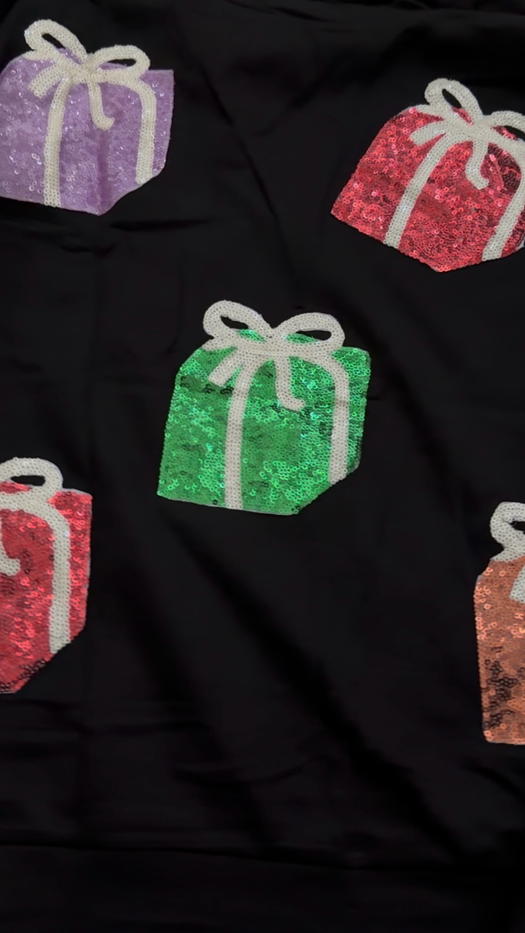 sequin present sweater festive comfy, and SO good for Christmas holiday parties, work, or cozy holiday pics. Holiday sparkle mode: ON 🎁✨
#ChristmasSweater #SequinChristmasSweater #HolidaySparkle #Holidayparty #ChristmasOutfitIdeas #WinterFashion#FestiveStyle #SequinStyle #HolidayLooks

#LTKootd #LTKHoliday #LTKSeasonal