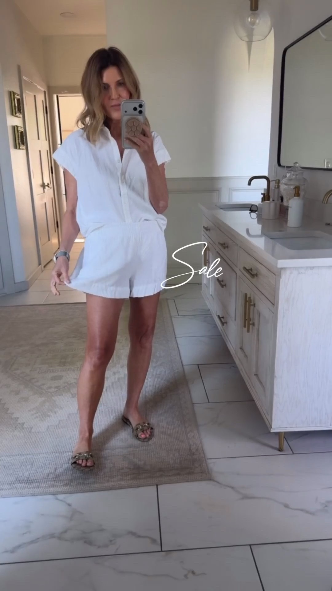 Target outfit
Wearing a medium top and medium short

#LTKOver40 #LTKSaleAlert